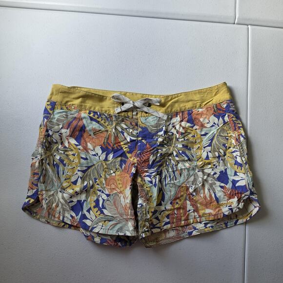 Patagonia Pants - Patagonia Skimmer Shorts Womens 4 Multicolor Tropical Floral Swim Boardshort